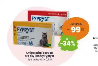 Antiparazitní spo-on pro kočky fypryst