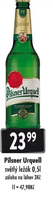 Qanto Pilsner Urquell nabídka