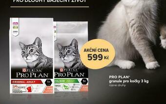Pet Center Pro plan granule pro kočky nabídka