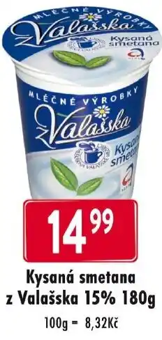 Qanto Kysaná smetana z Valašska 15% 180g nabídka