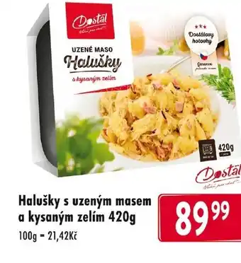 Qanto Halušky s uzeným masem a kysaným zelím 420g nabídka