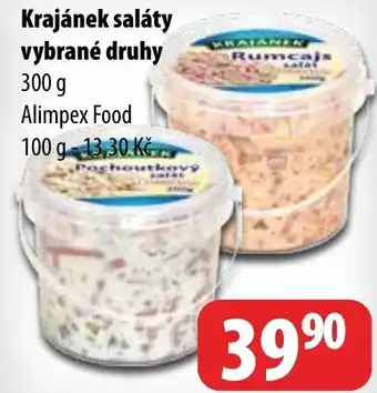 Partner Maloobchodní síť Krajánek saláty vybrané druhy nabídka