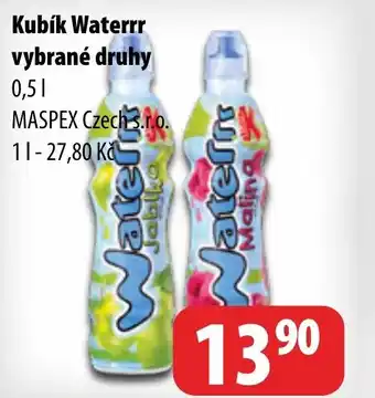 Partner Maloobchodní síť Kubík Waterrr vybrané druhy nabídka