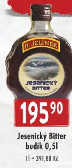 Jesenický Bitter budík 0,5l