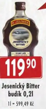 Astur&Qanto Jesenický Bitter budík 0,2l nabídka