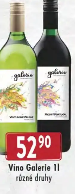 Astur&Qanto Víno Galerie 1L nabídka