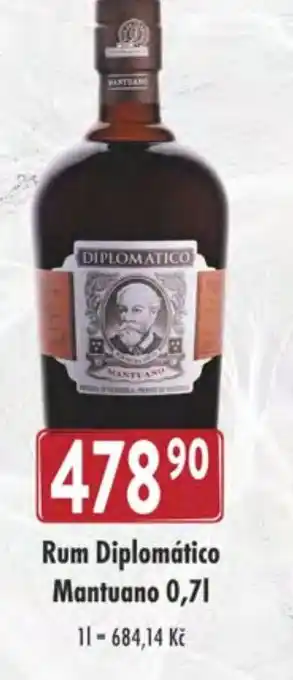 Astur&Qanto Rum Diplomático Mantuano 0,7L nabídka