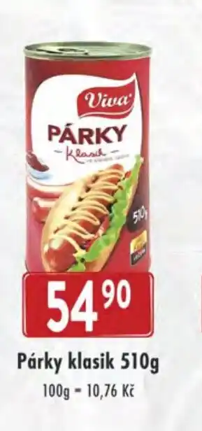 Astur&Qanto Párky klasik 510g nabídka