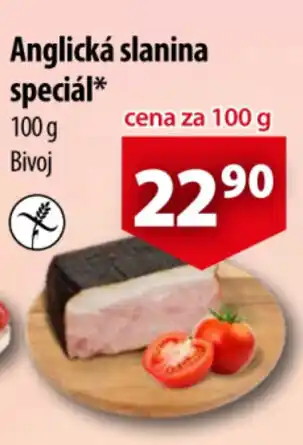 CBA Anglická slanina speciál 100 g nabídka