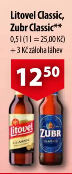 CBA Litovel Classic, Zubr Classic nabídka