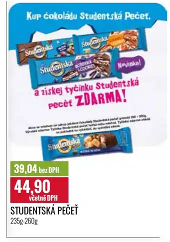 Ratio STUDENTSKÁ PEČEŤ nabídka