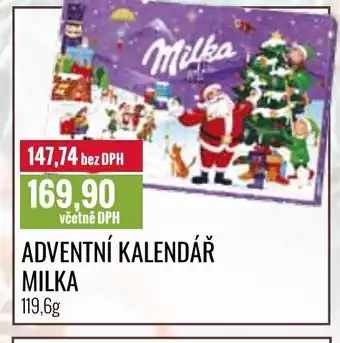 Ratio ADVENTNÍ KALENDÁŘ MILKA 119,6g nabídka