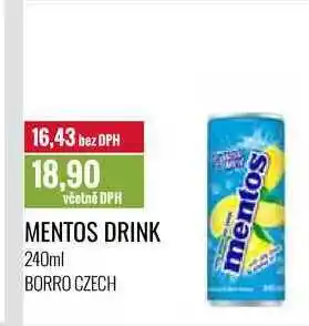 Ratio Mentos drink 240ml nabídka