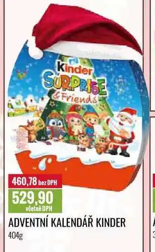Ratio Adventní kalendář kinder 404g nabídka