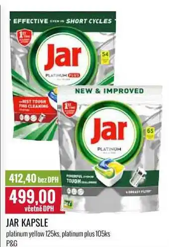 Ratio Jar kapsle platinum yellow 125ks, platinum plus 105ks nabídka