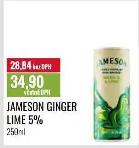 Ratio Jameson ginger lime 5% 250ml nabídka