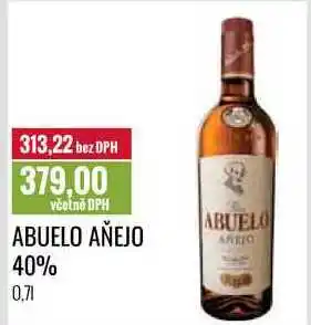 Ratio Abuelo añejo 40% 0,7l nabídka