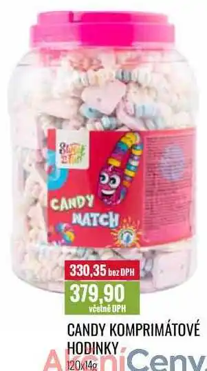 Ratio Candy komprimátové hodinky 120x14g nabídka