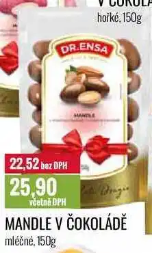Ratio Mandle v čokoládě 150g nabídka