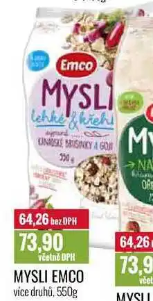 Ratio Mysli emco 550g nabídka