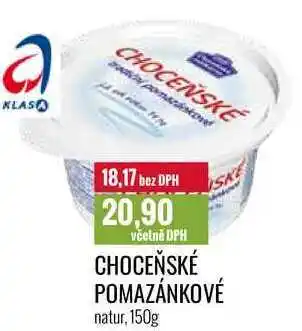 Ratio Choceňské pomazánkové natur, 150g nabídka