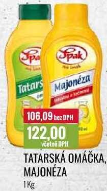 Ratio Tatarská omáčka, majonéza 1 kg nabídka