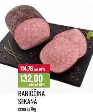 Ratio Babiččina sekaná cena za 1kg nabídka