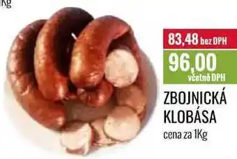 Ratio Zbojnická klobása cena za 1kg nabídka