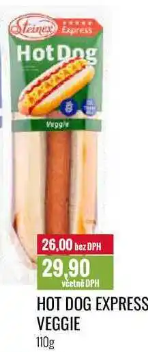 Ratio Hot dog express veggie 110g nabídka