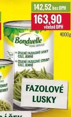 Ratio Bonduelle fazolové lusky 4000g nabídka