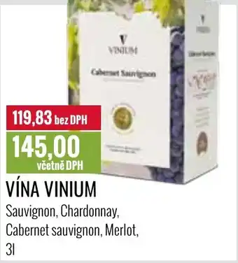 Ratio VÍNA VINIUM 3 l. nabídka