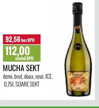 Ratio MUCHA SEKT demi, brut, doux, rosé, ICE, 0,75 l. nabídka