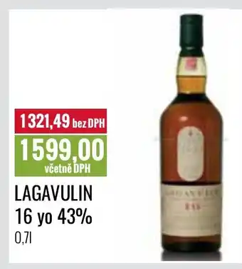 Ratio LAGAVULIN 16 yo 43% 0,7 l. nabídka