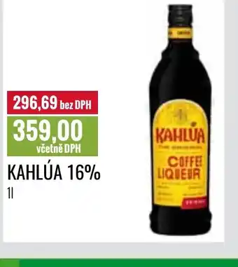 Ratio KAHLÚA 16% nabídka
