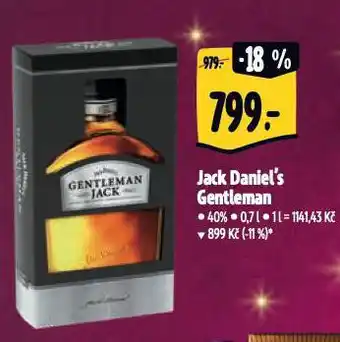 Albert Jack daniel´s gentleman nabídka