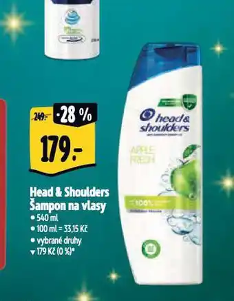 Albert Head&shoulders šampon nabídka
