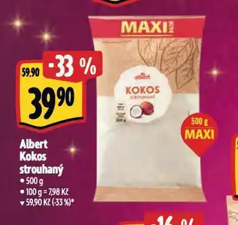 Albert Albert kokos strouhaný nabídka