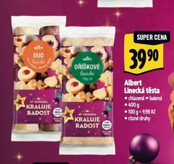 Albert Albert linecká těsta nabídka