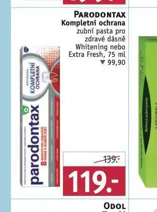 Rossmann Parodontax kompletní ochrana zubní pasta nabídka