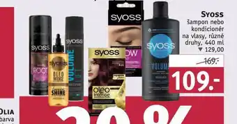 Rossmann Syoss šampon, kondicioner nabídka