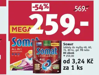 Rossmann Somat tablety do myčky nabídka