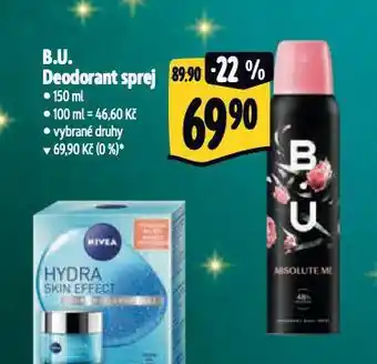 Albert B.u. deodorant sprej nabídka