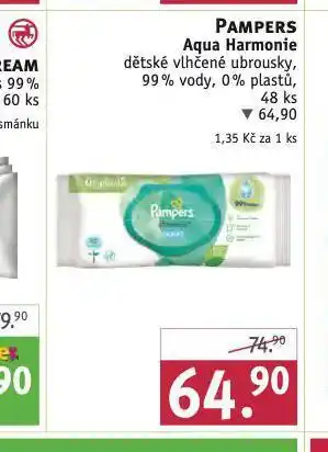 Rossmann Pampers dětské vlhčené ubrousky nabídka