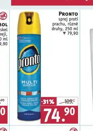 Rossmann Pronto sprej proti prachu nabídka