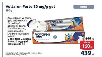 Benu Voltaren forte gel nabídka