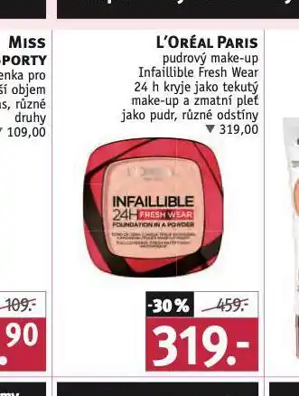 Rossmann Loreal paris make-up nabídka
