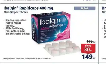 Benu Ibalgin rapidcaps nabídka