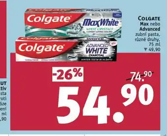 Rossmann Colgate zubní pasta nabídka