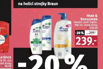 Rossmann Head&shoulders šampon nabídka