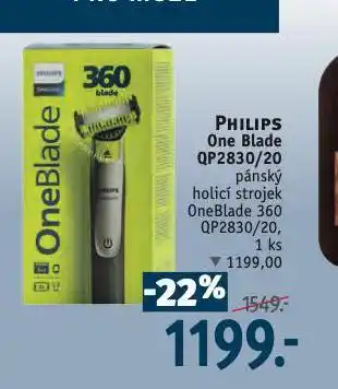 Rossmann Philips oneblade holicí strojek nabídka